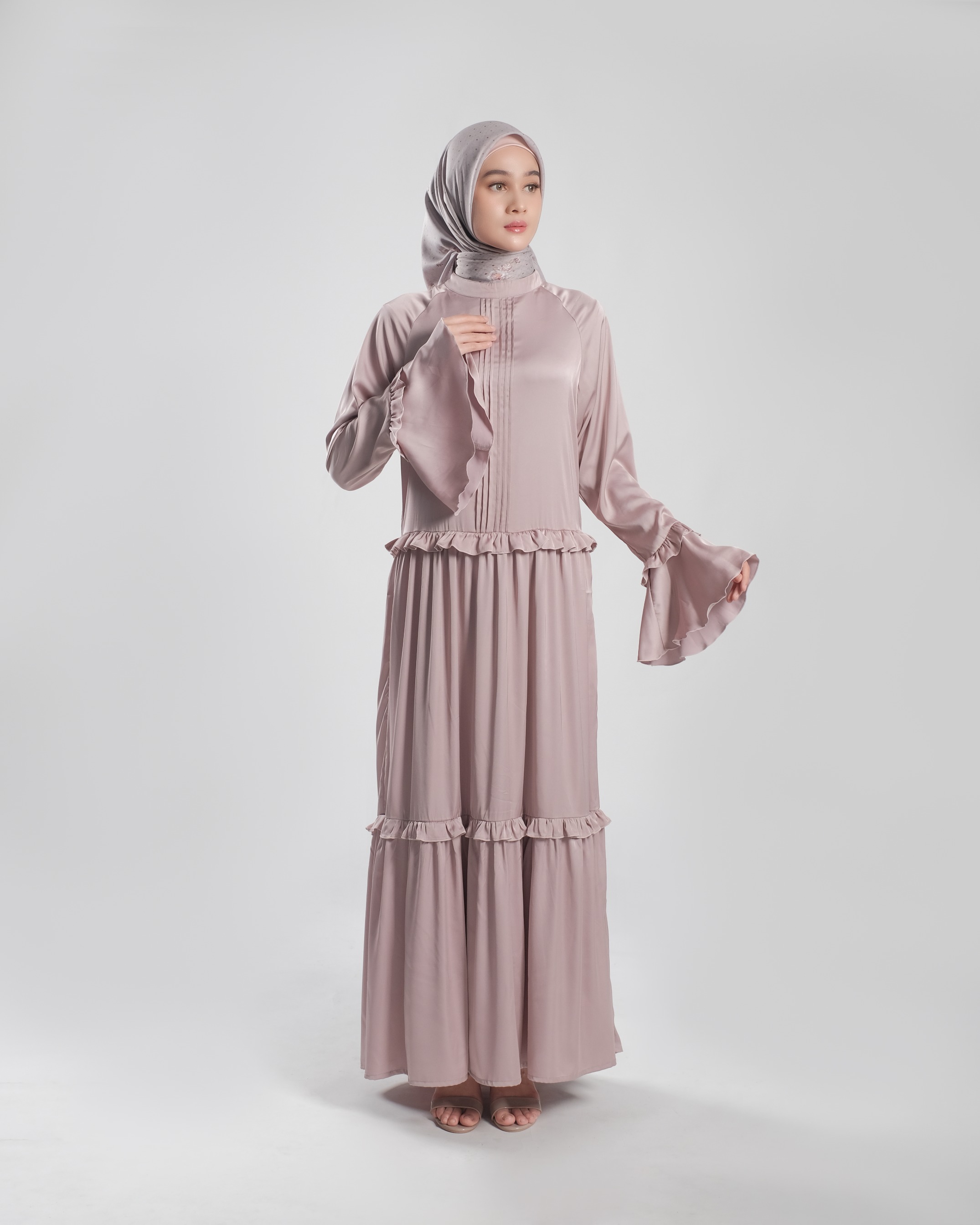 Alraisha Dress - Mushroom