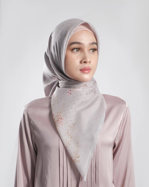Gold E Jewel Scarf - Sand