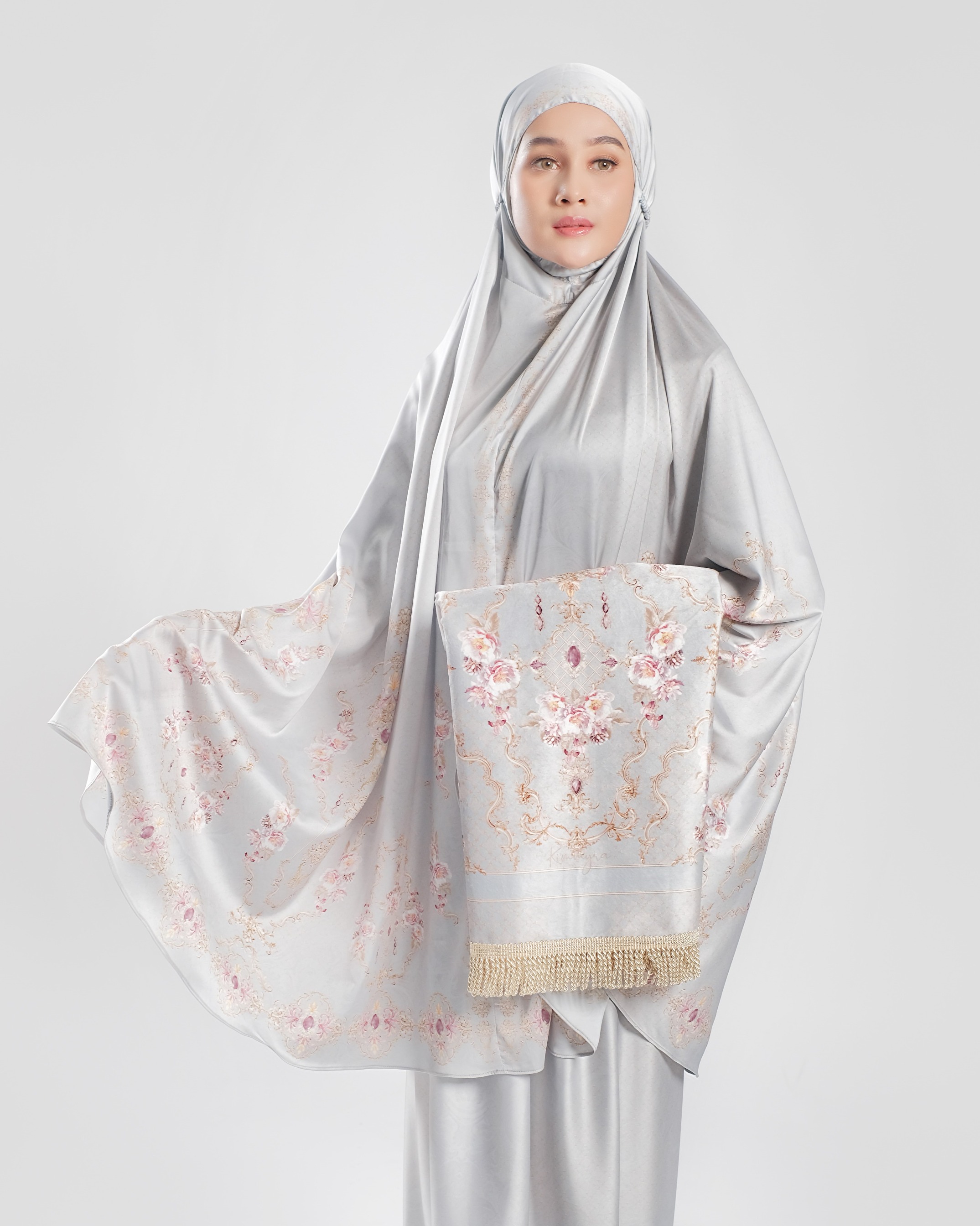 Gold E Jewel Grey - Adult Prayer Robe