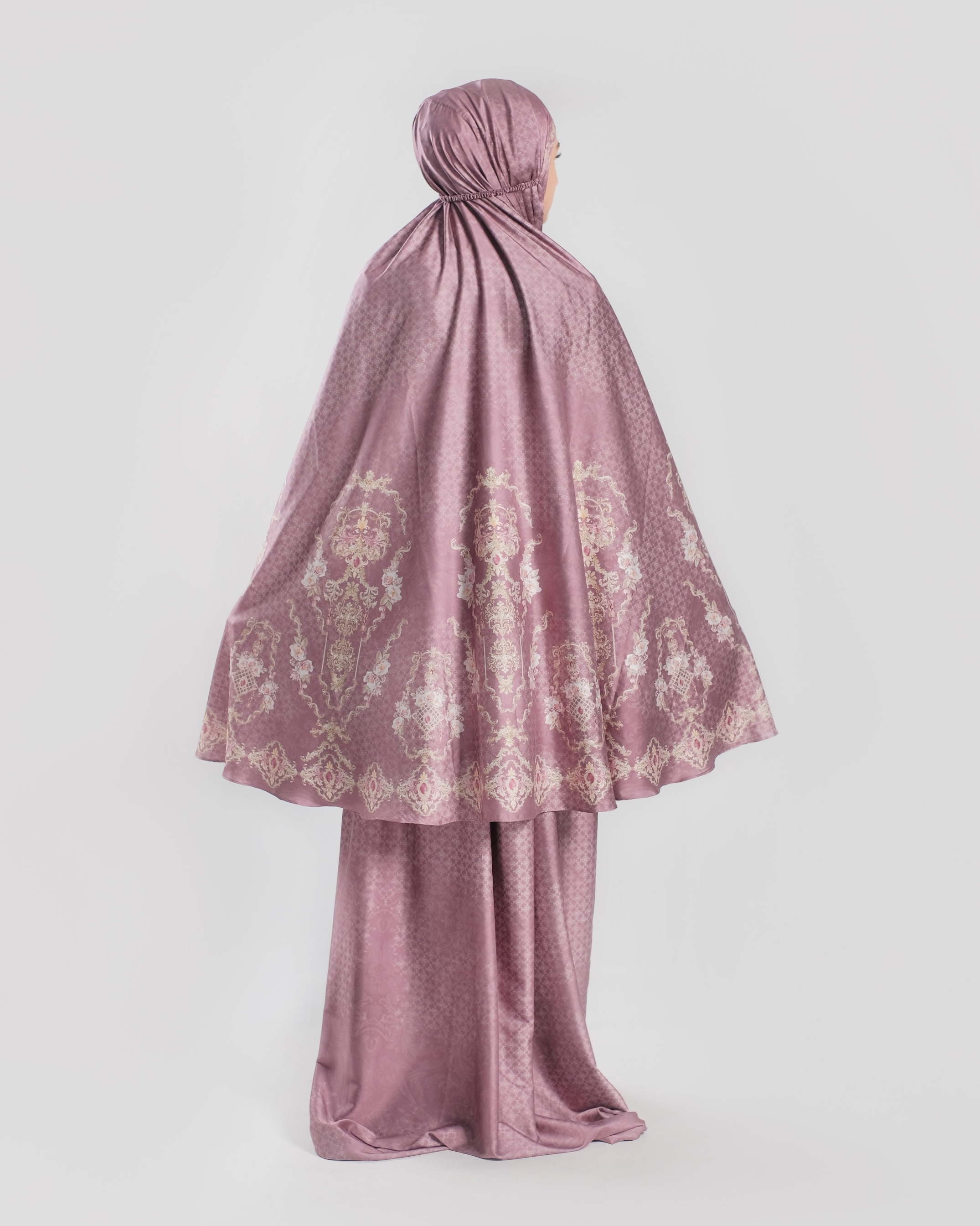 Gold E Jewel Maroon  - Adult Prayer Robe