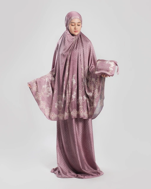 Gold E Jewel Maroon  - Adult Prayer Robe
