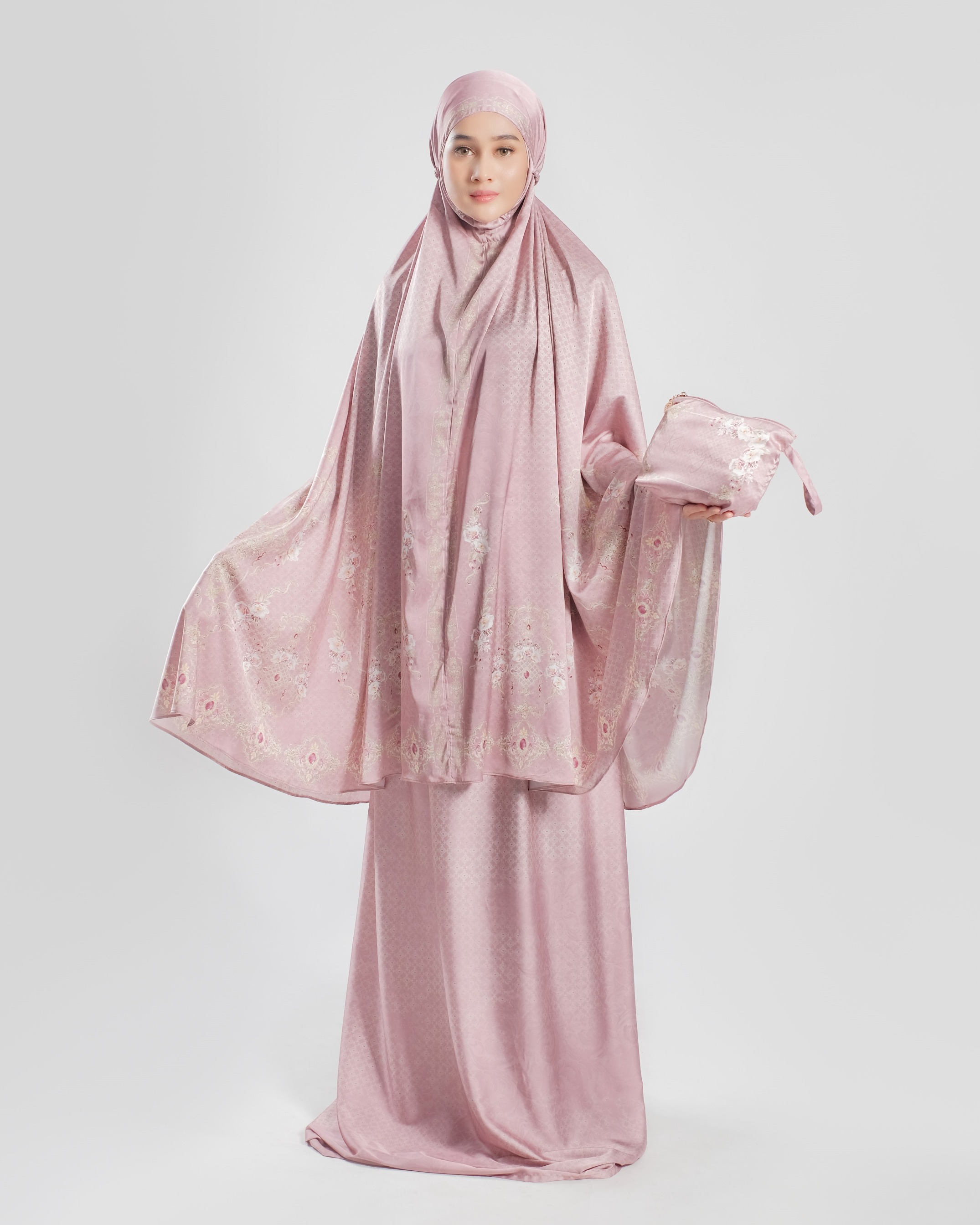 Gold E Jewel Dusty Pink - Adult Prayer Robe
