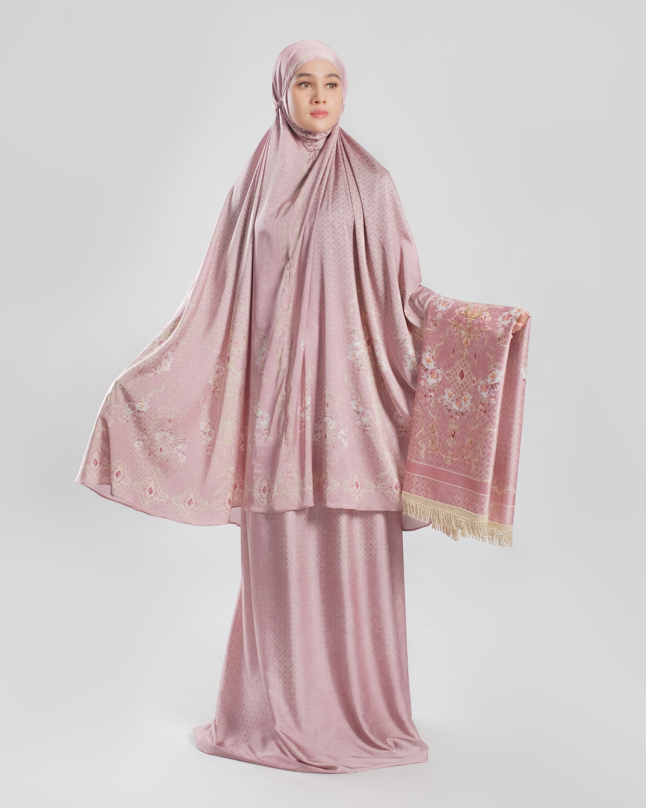 Gold E Jewel Dusty Pink - Adult Prayer Robe