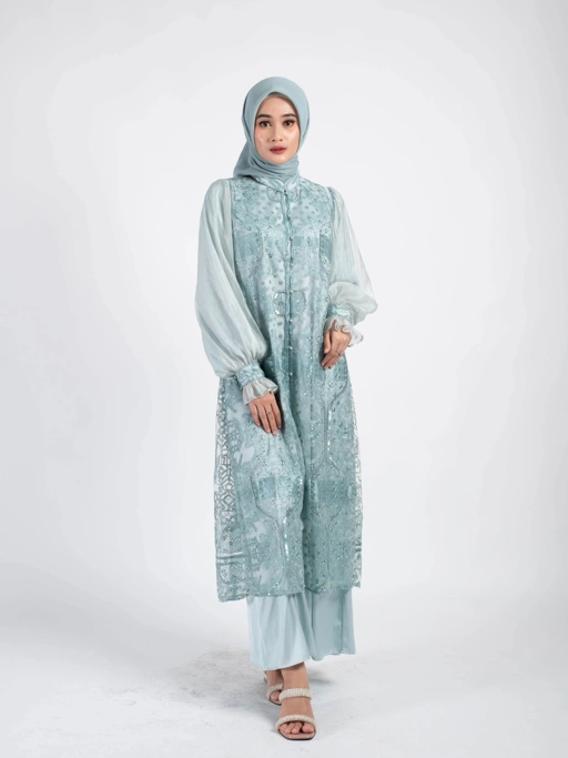 Image of Afifah Dress - Petrol