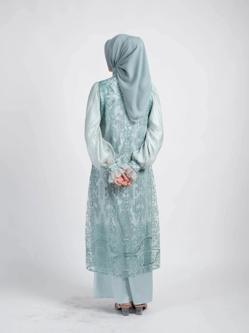 Image of Afifah Dress - Petrol