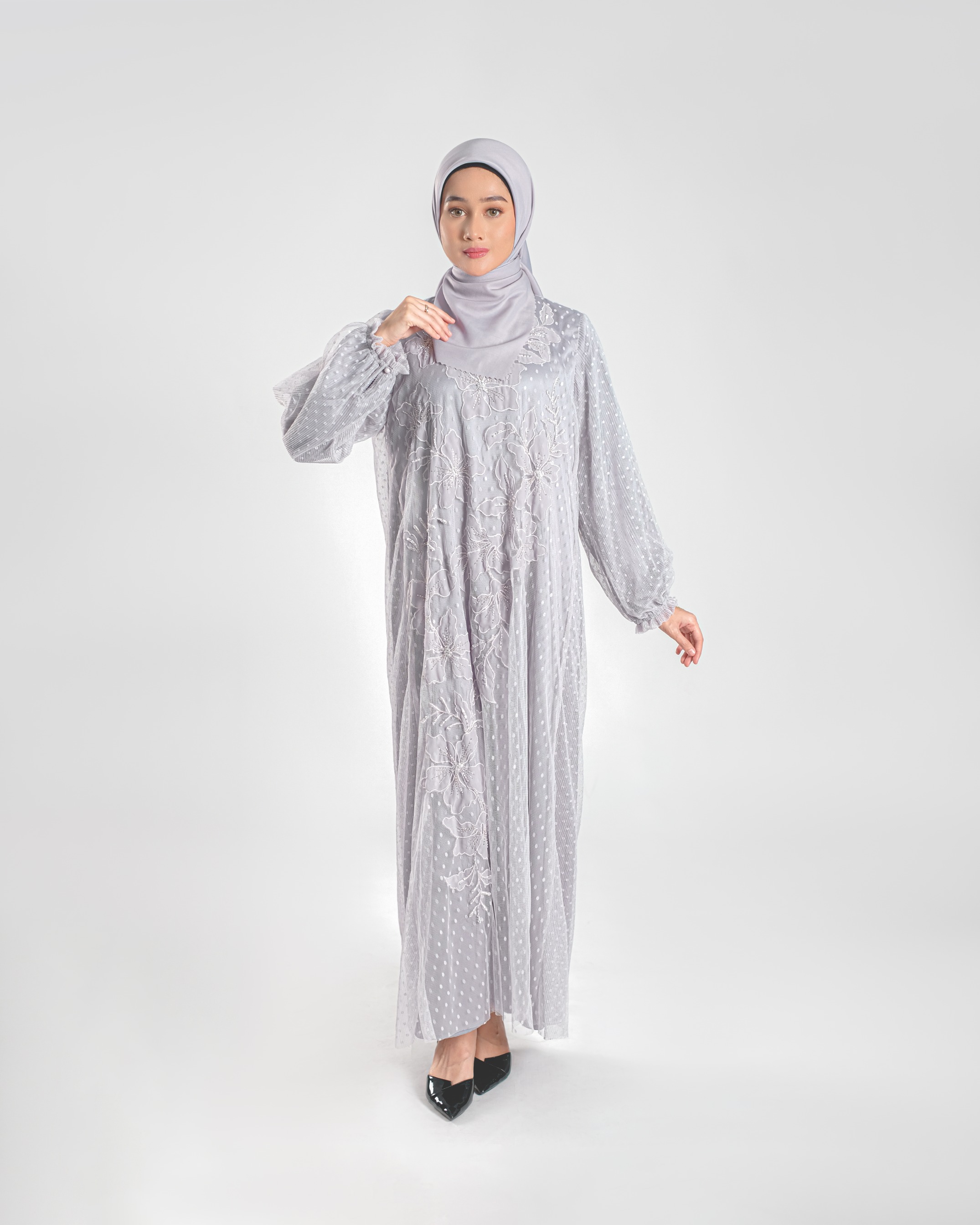 Rania Dress - Silver