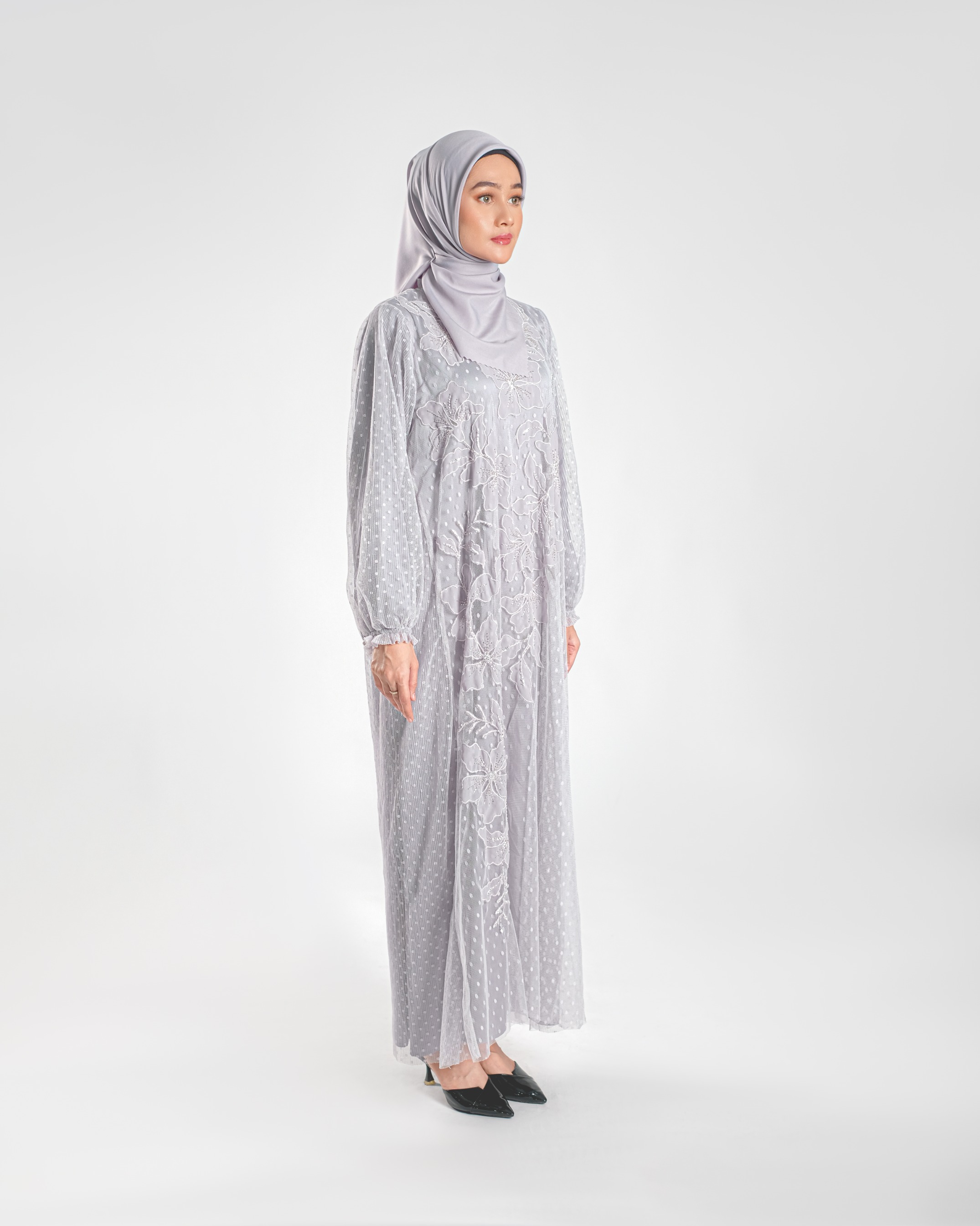 Rania Dress - Silver