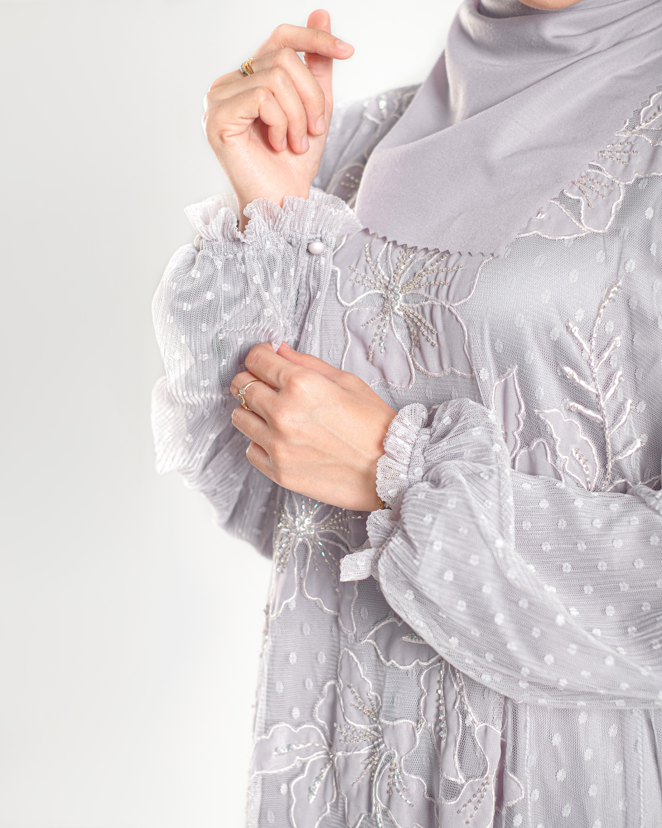 Rania Dress - Silver