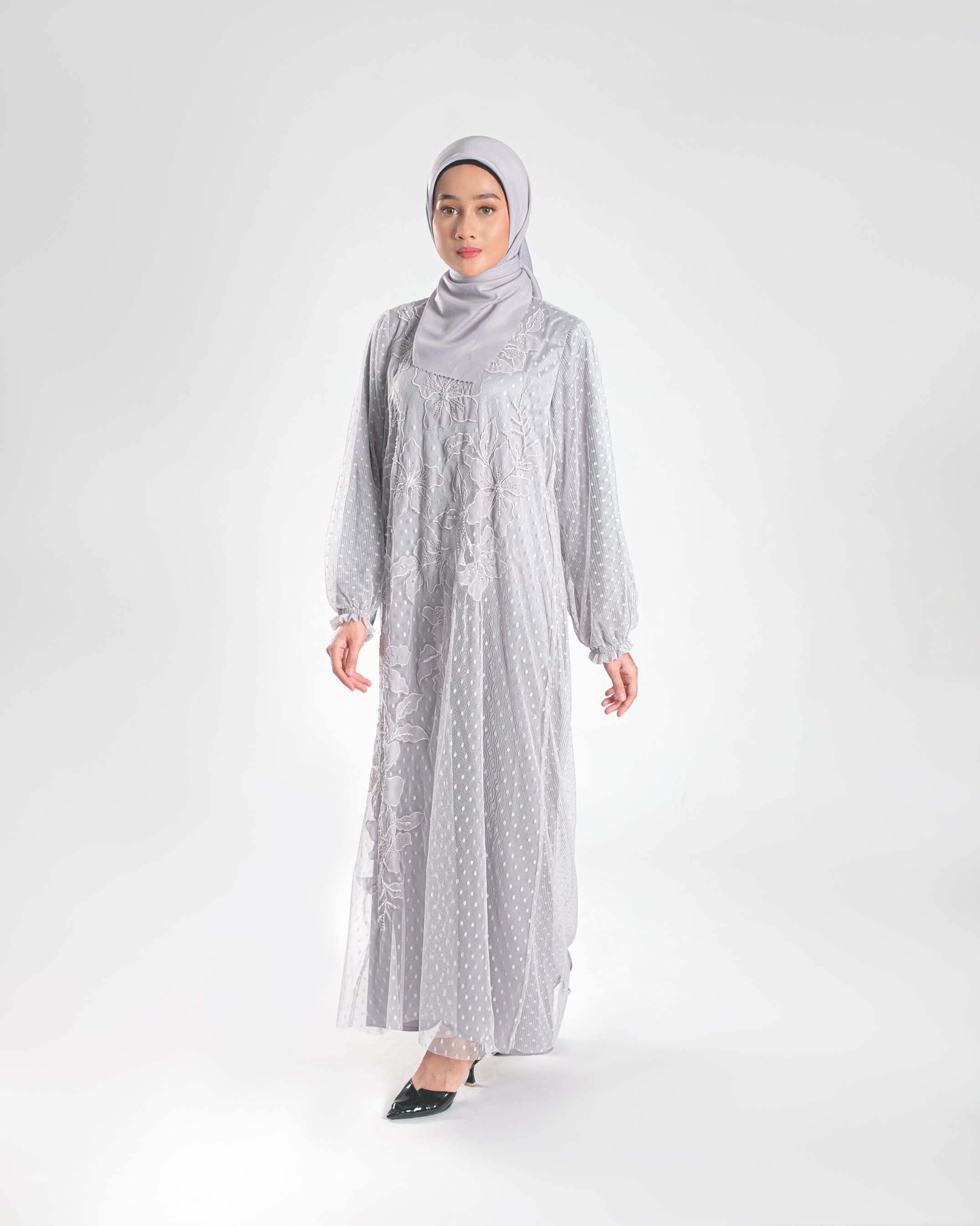 Rania Dress - Silver