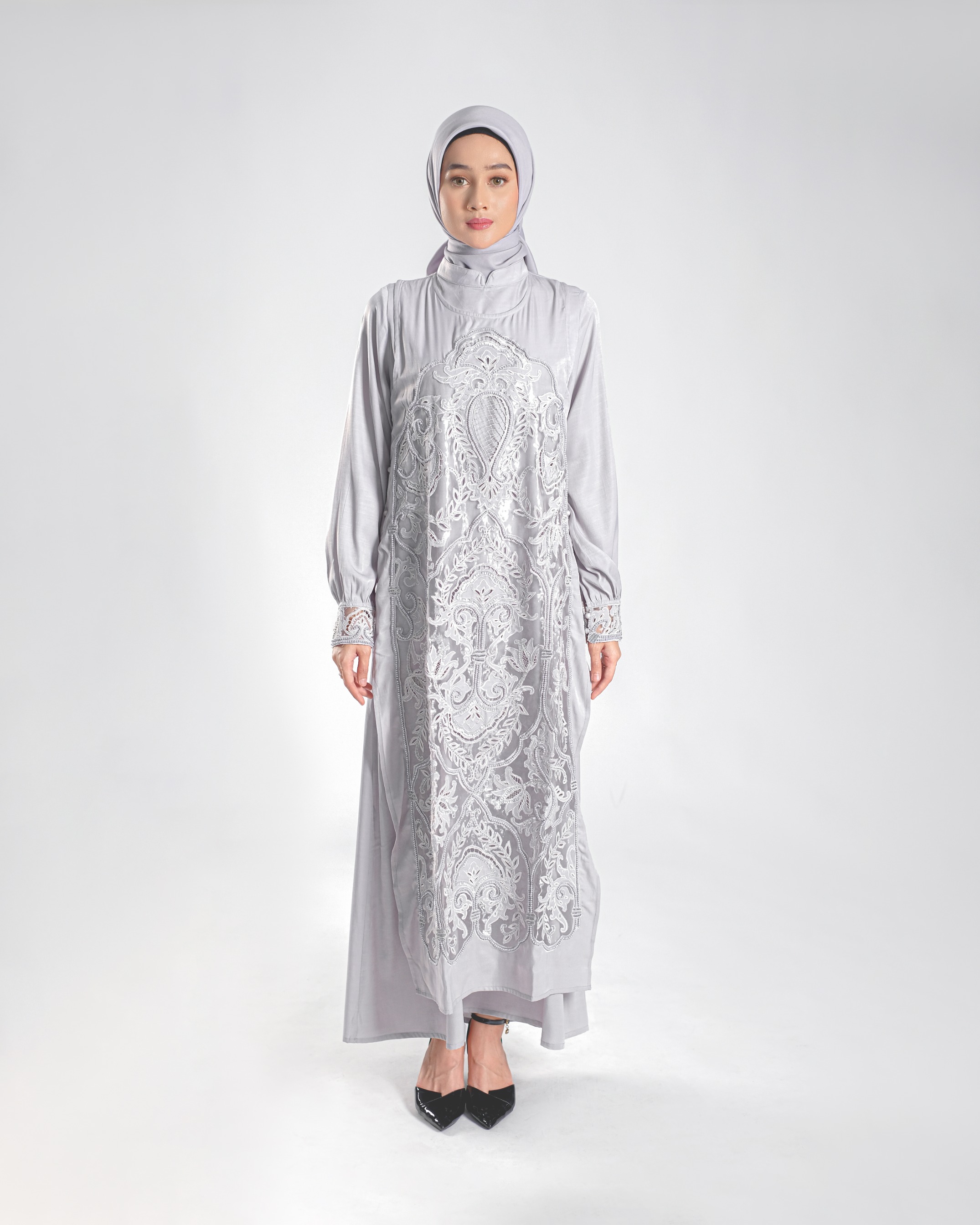 Aila Dress - Silver