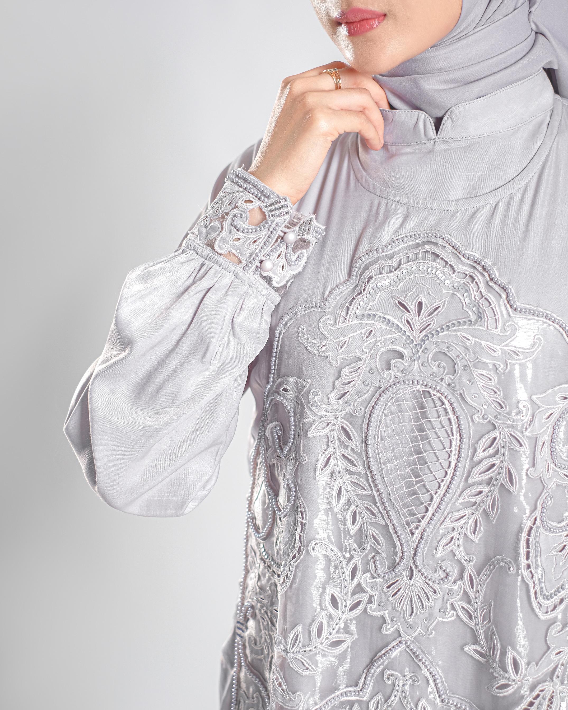 Aila Dress - Silver