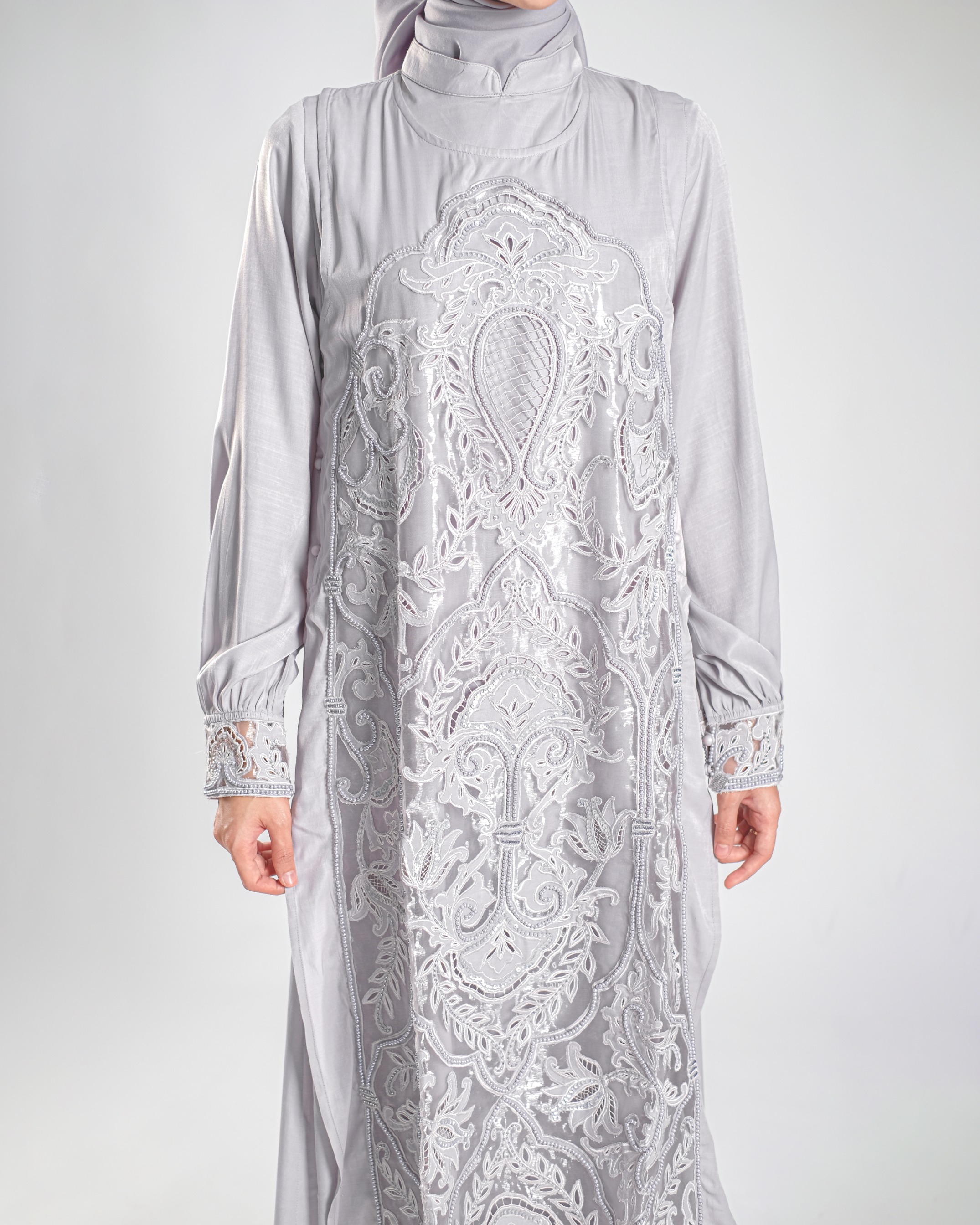 Aila Dress - Silver