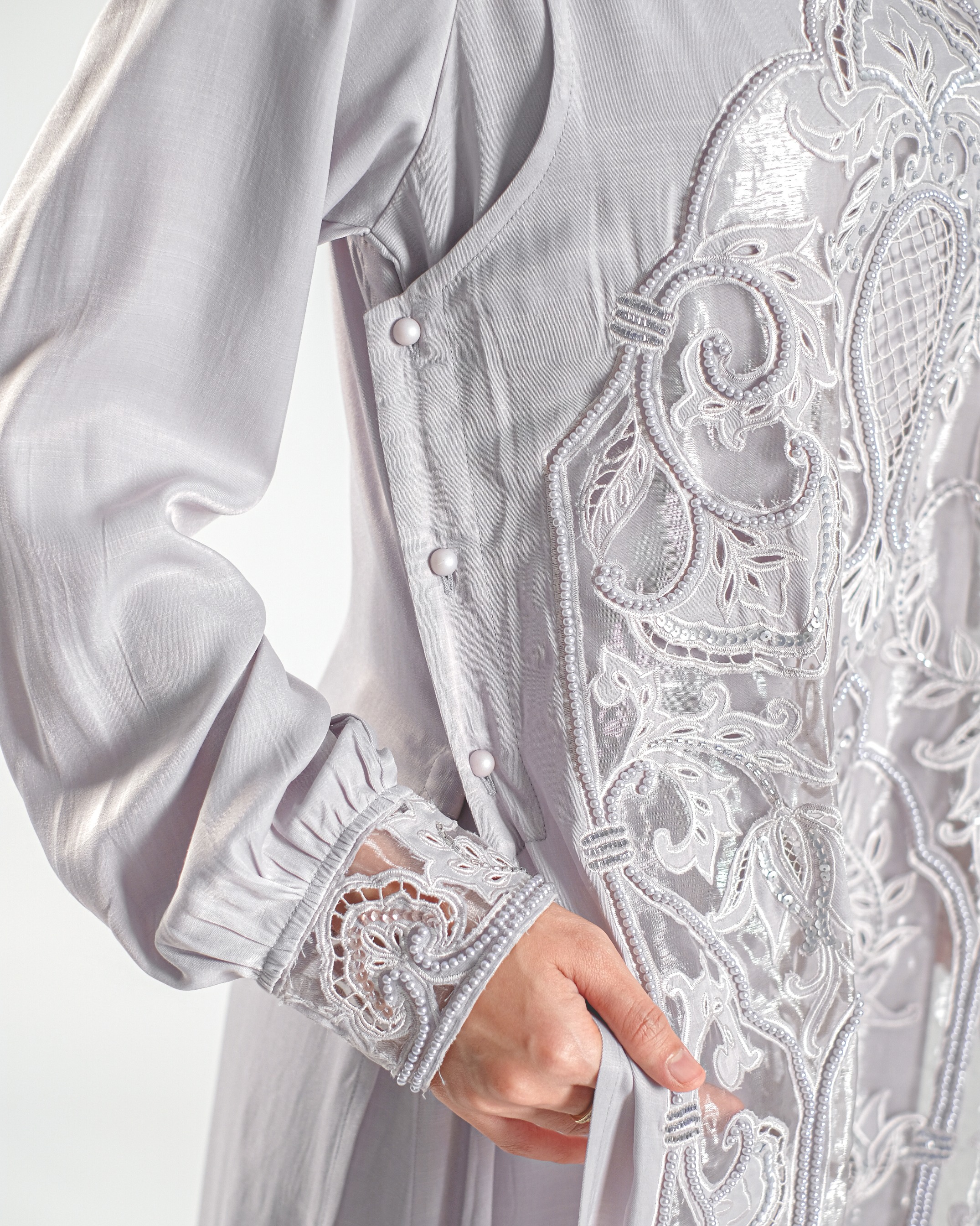 Aila Dress - Silver