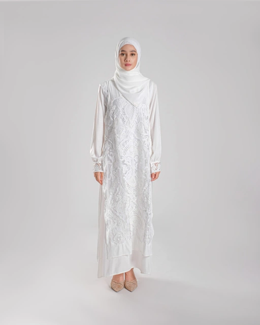 Image of Aila Dress - Off White