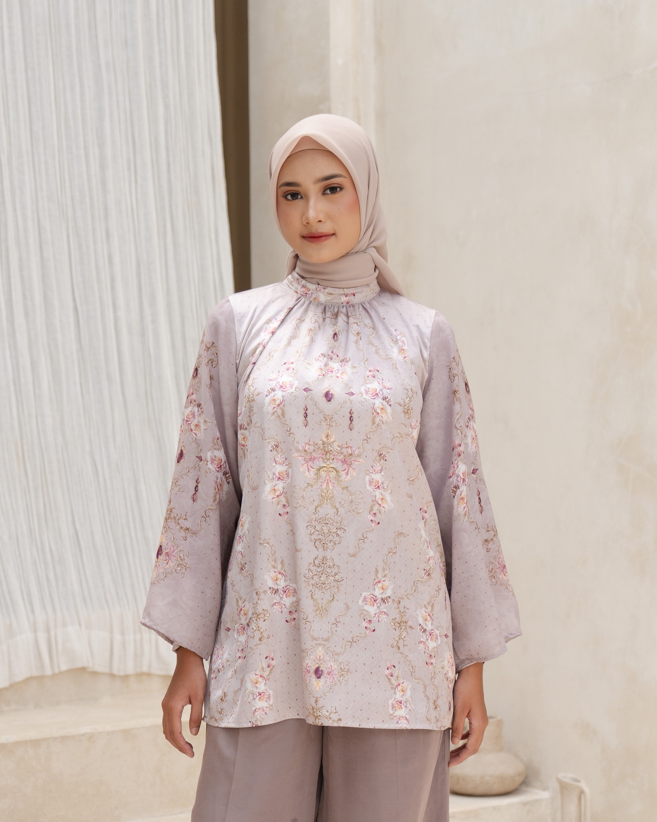 Olivia Top - Mushroom