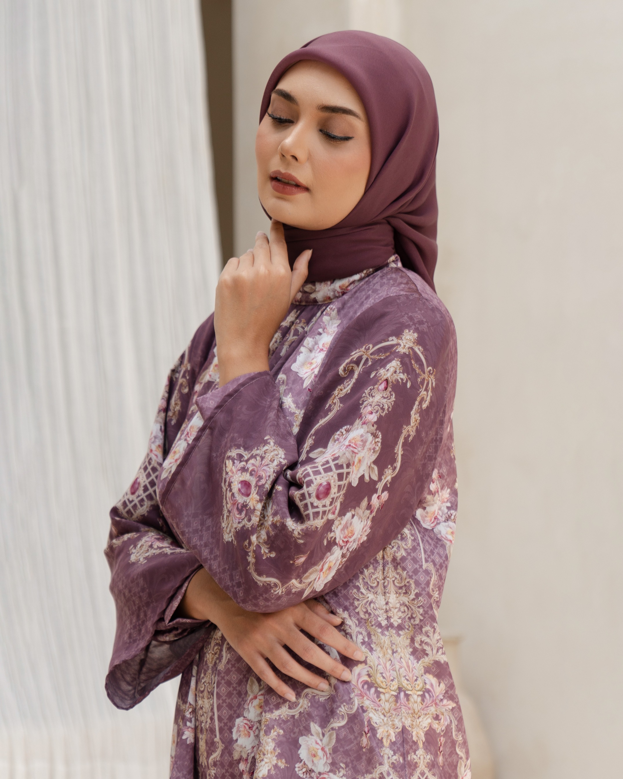 Olivia Top - Maroon