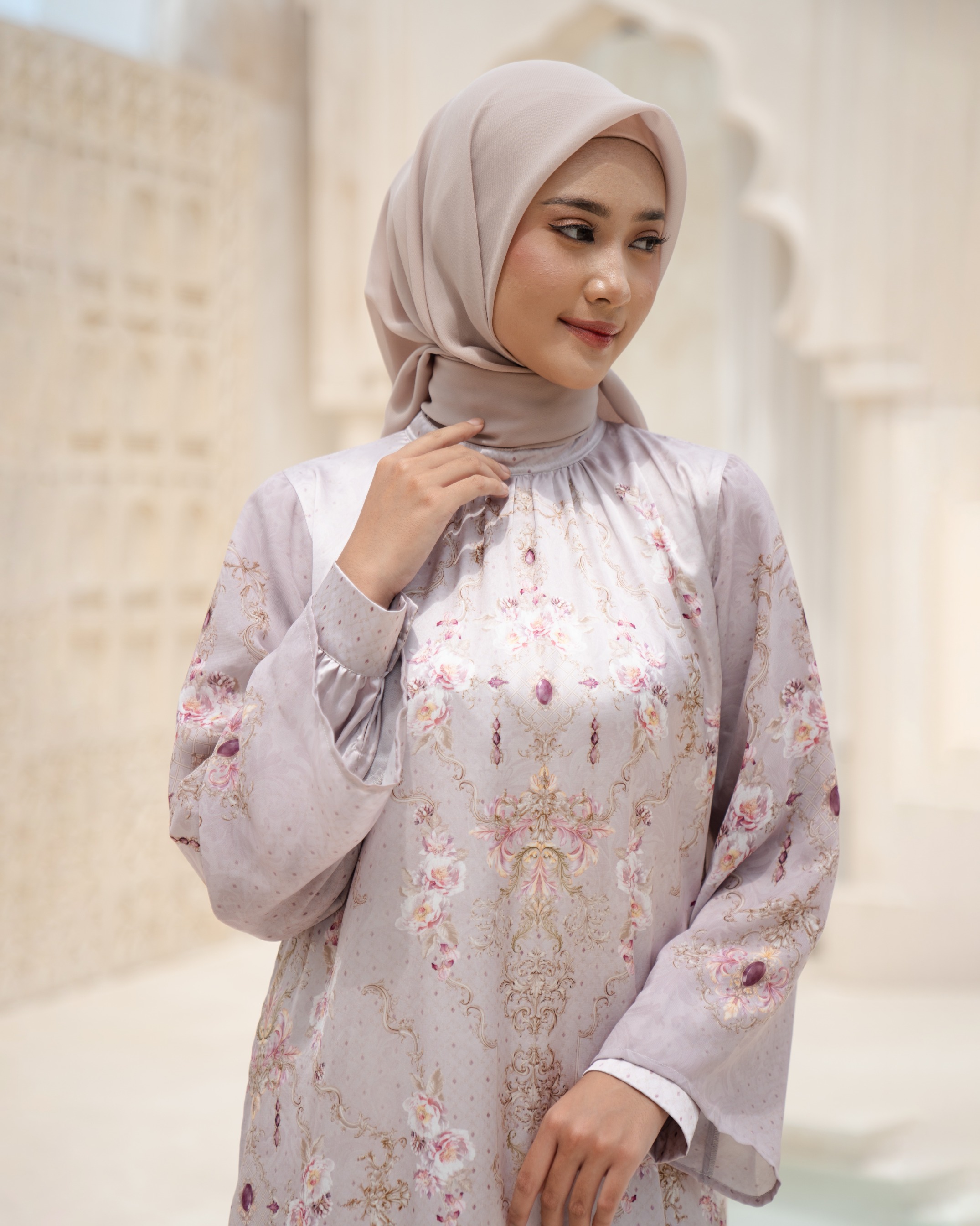 Olivia Dress - Mushroom