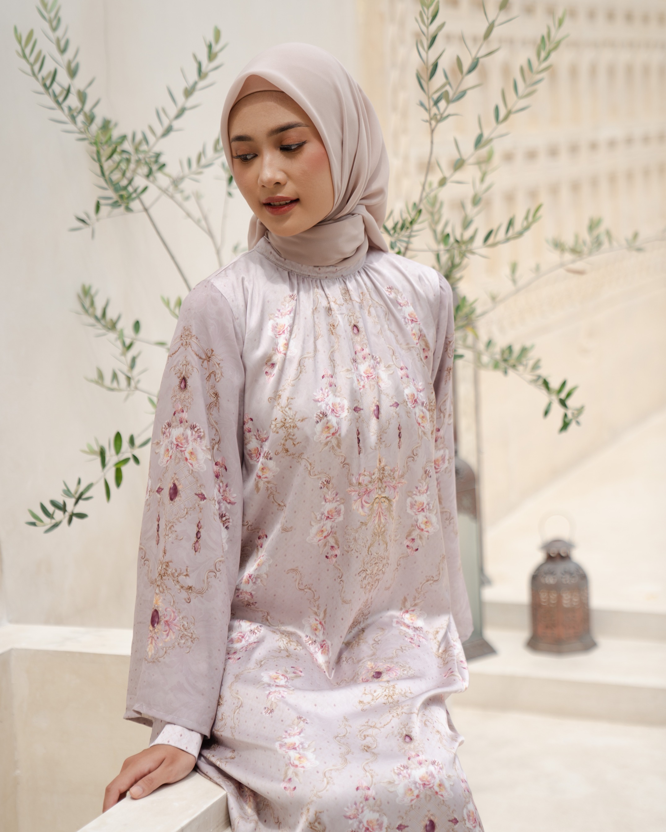 Olivia Dress - Mushroom