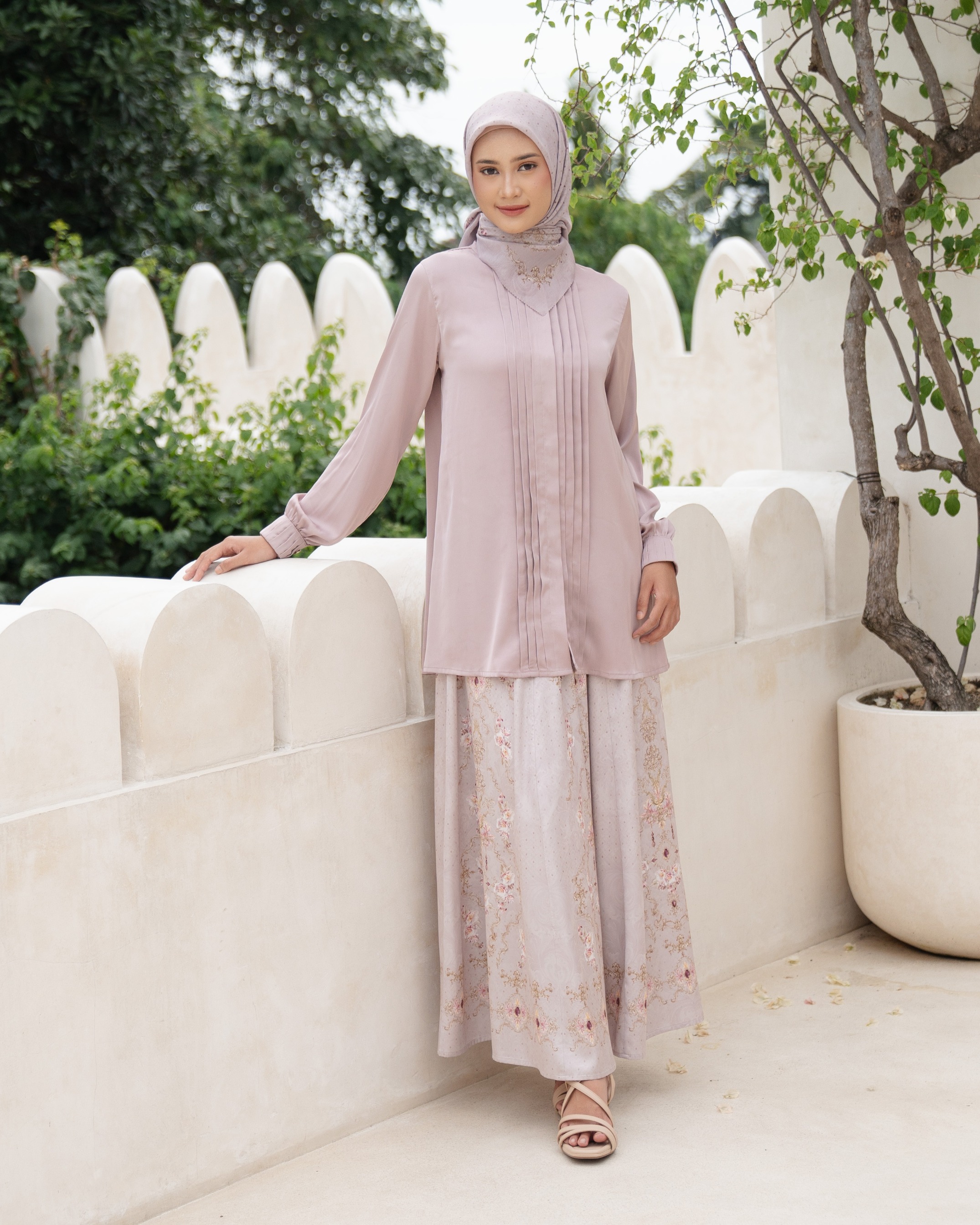 Azara Skirt - Mushroom