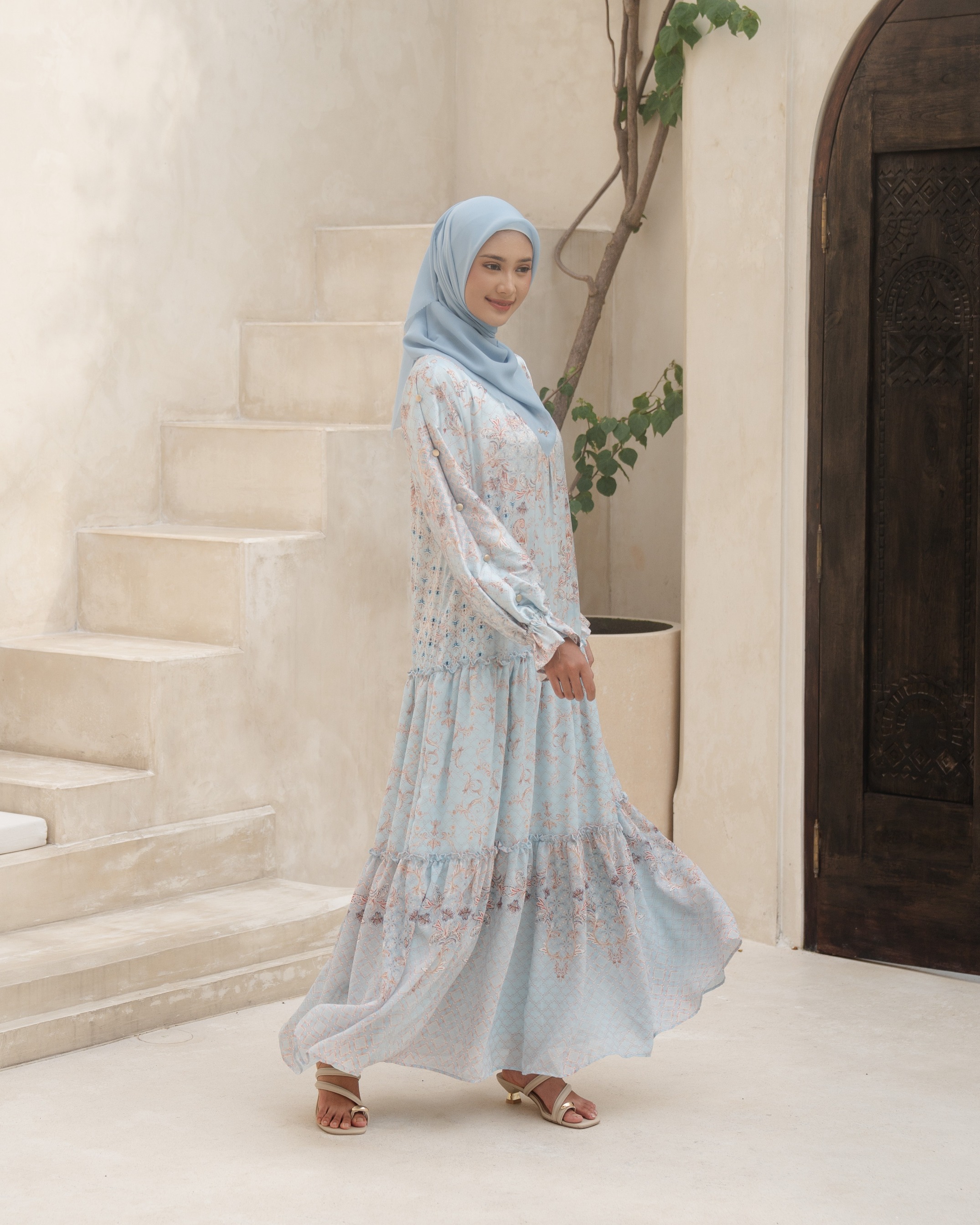 Emairah Dress - Blue