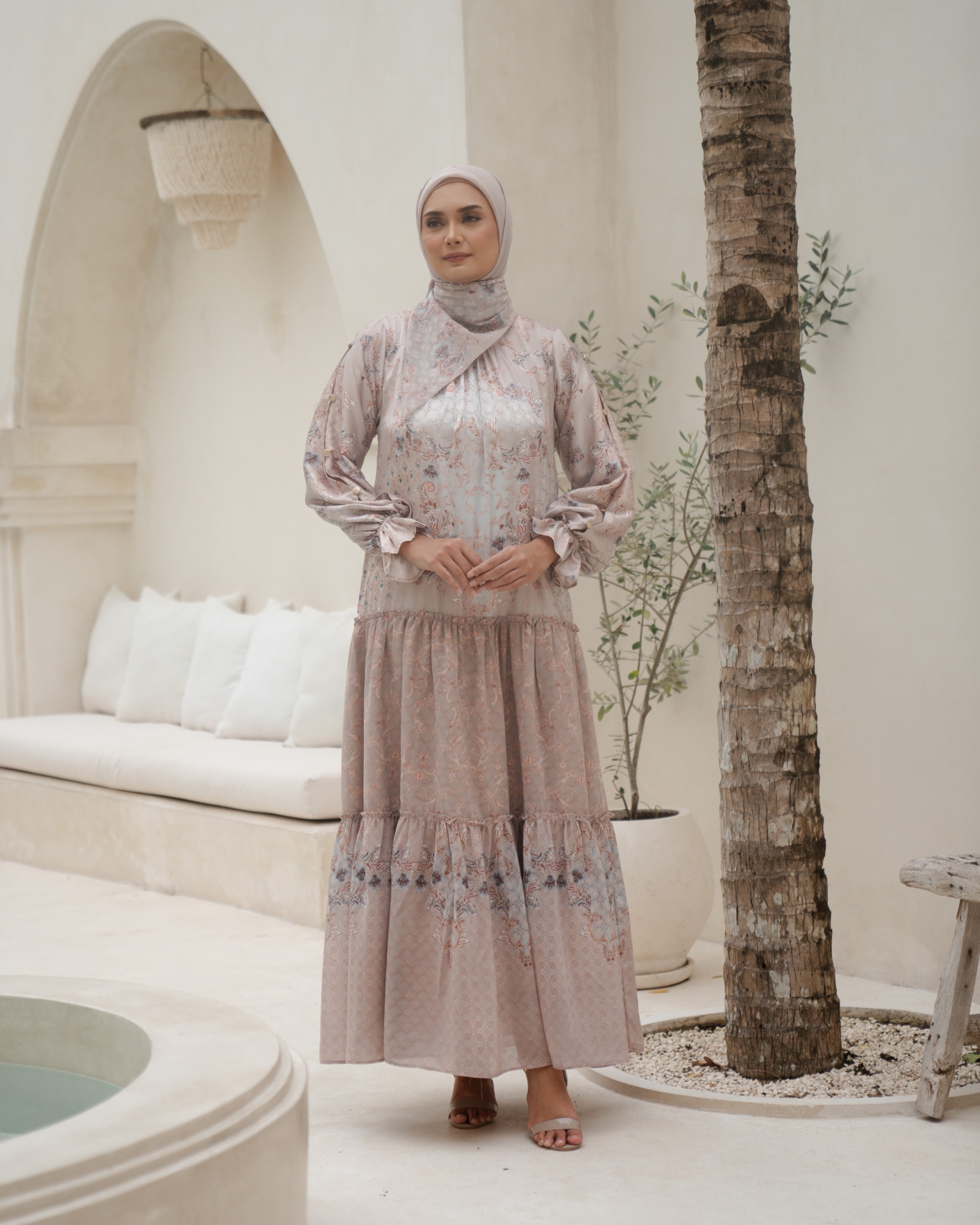 Emairah Dress - Tan