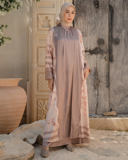 Image of Nafesa Dress - Latte