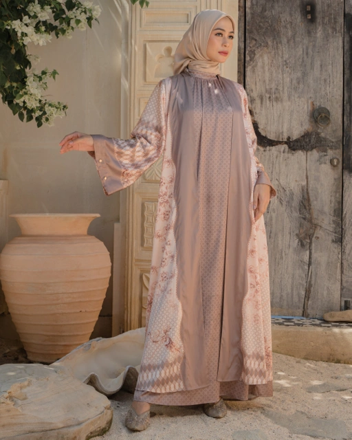 Nafesa Dress - Latte