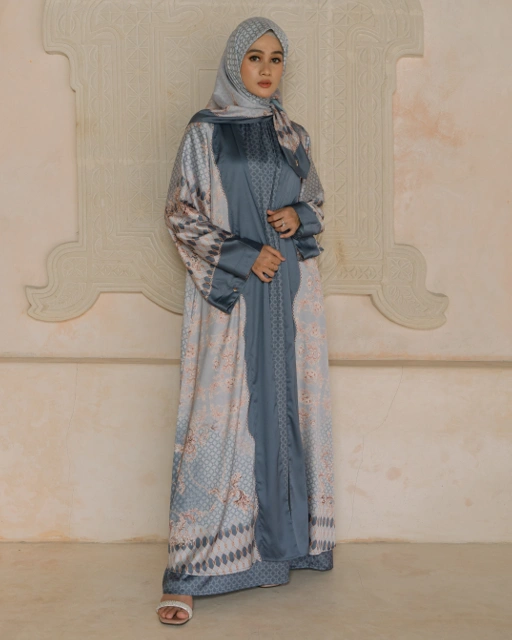 Image of Nafesa Dress - Steel Blue