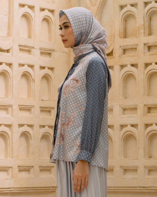 Image of Nasha Top - Steel Blue