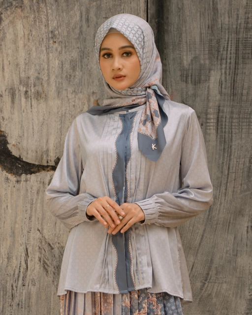 Image of Nazifa Top - Steel Blue