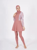 Nafisah Swim Melrose Taupe Print