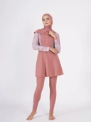 Nafisah Swim Melrose Taupe Print