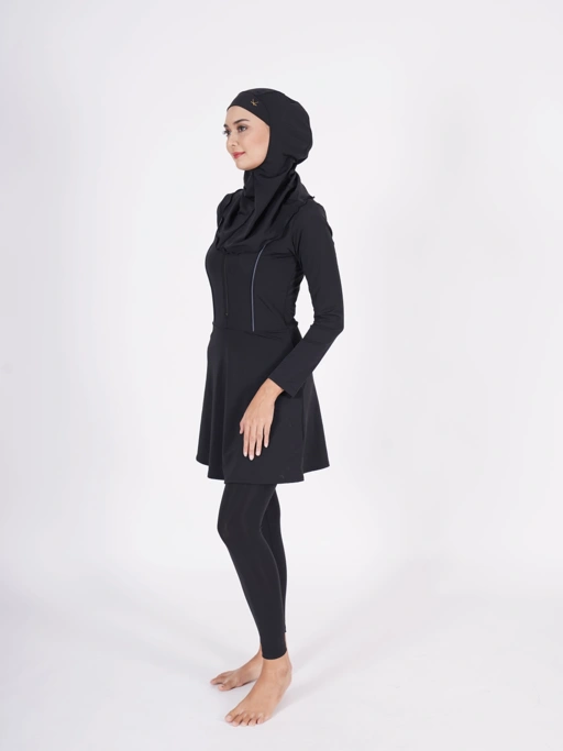 Image of Nafisah Swim Black Onyx