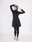 Nafisah Swim Black Onyx