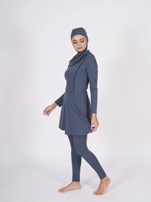 Image of Nafisah Swim Onyx Black