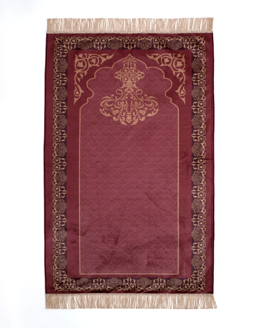 Image of Ammar Maroon - Adult Prayer Mat