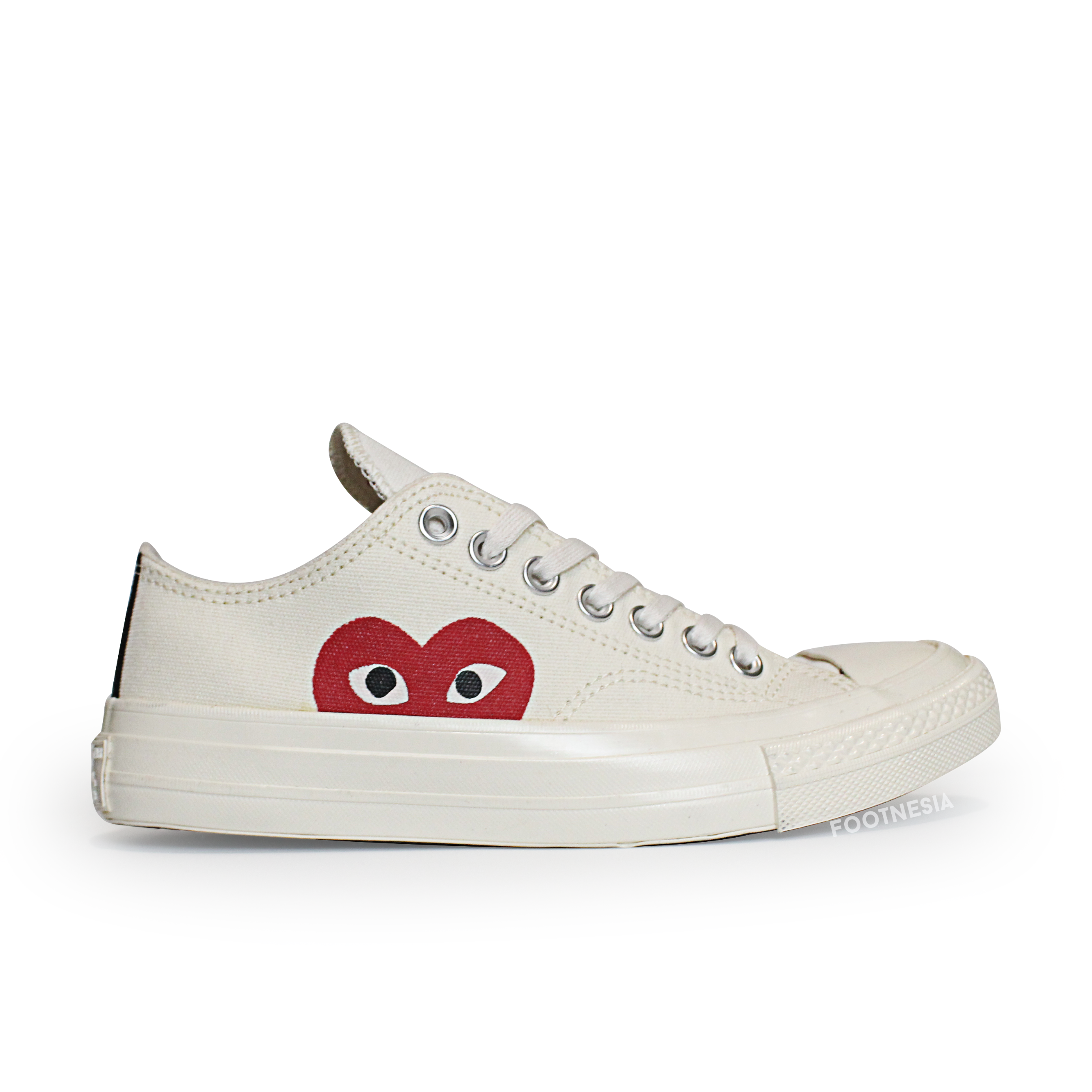 Converse Chuck Taylor x Comme des Garçons PLAY White Low