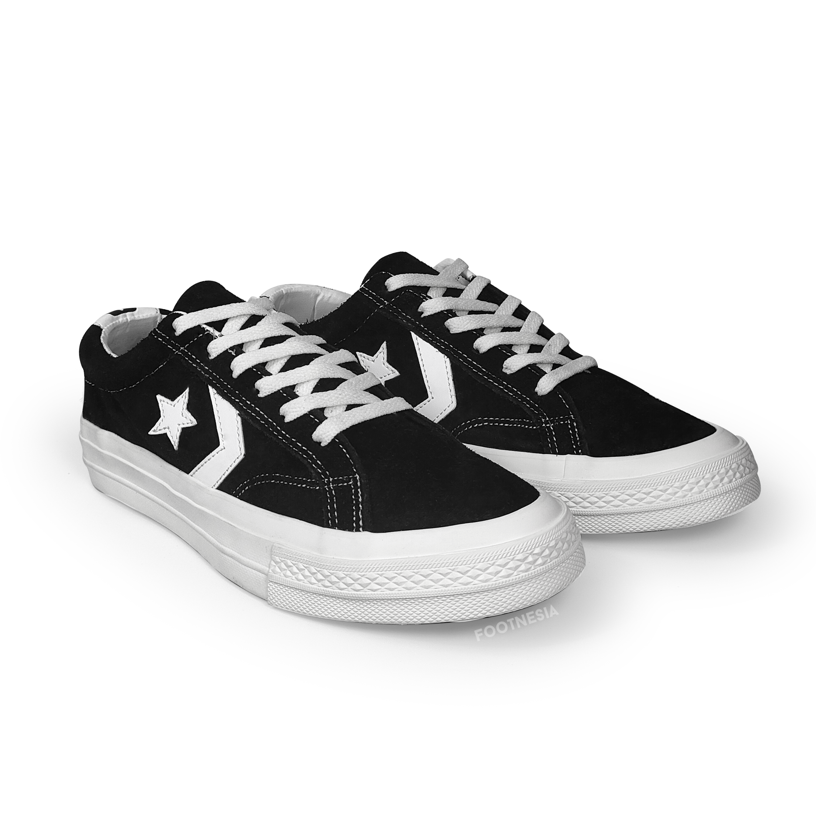 Converse One Star Black White