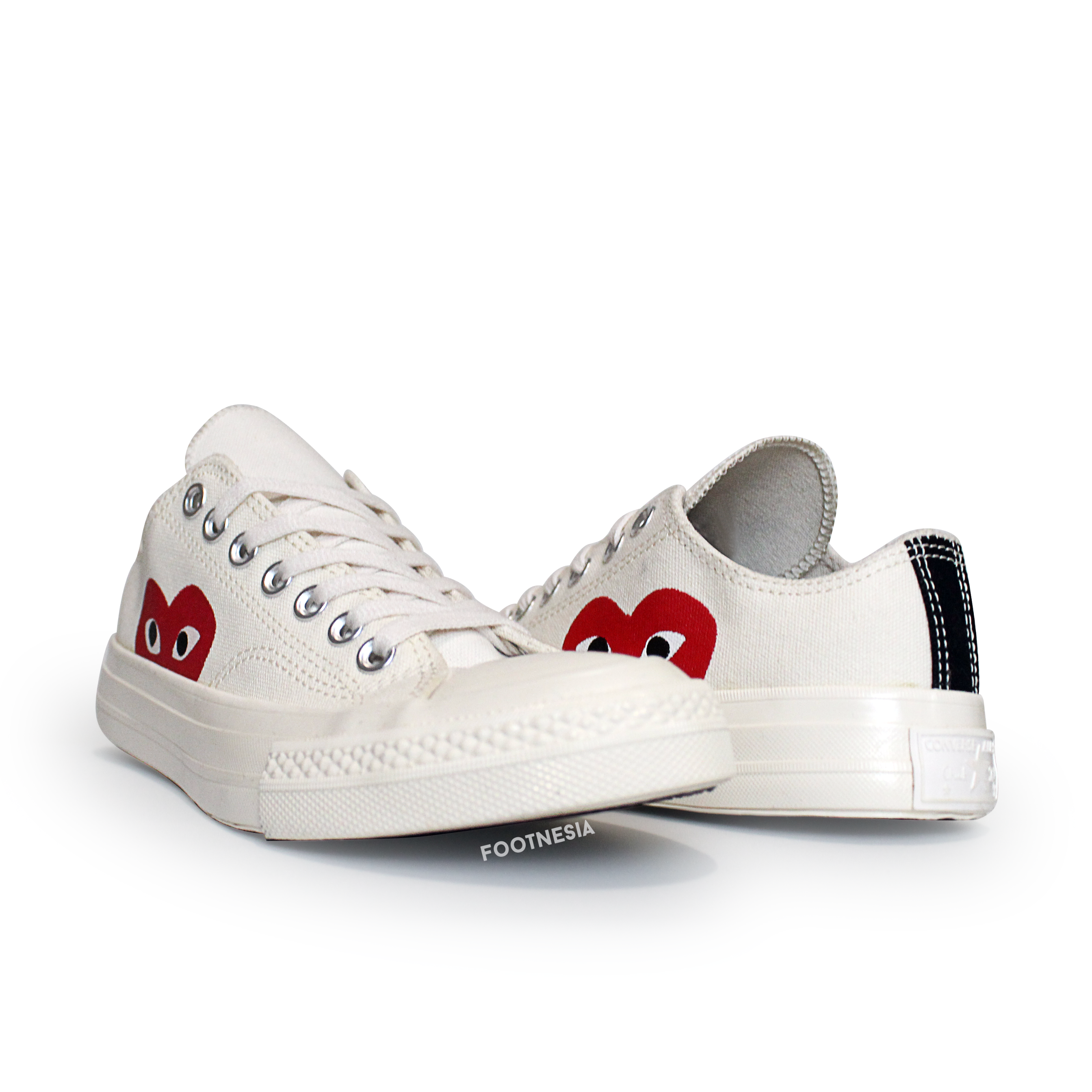 Converse Chuck Taylor x Comme des Garçons PLAY White Low