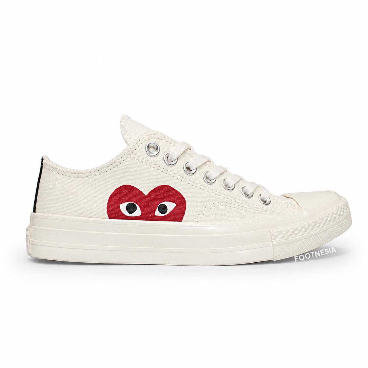 Converse Chuck Taylor x Comme des Garçons PLAY White Low 