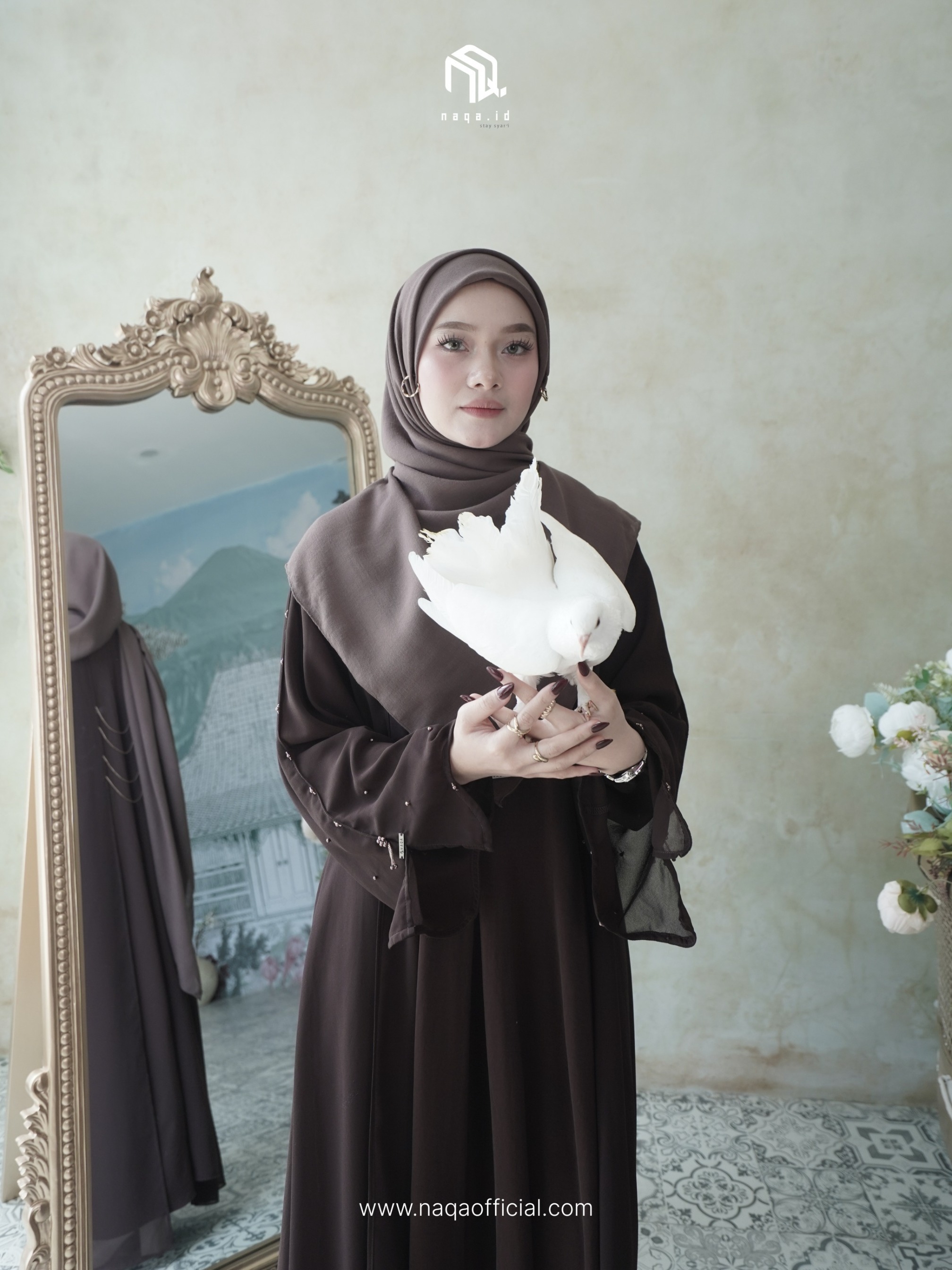 [READY STOCK] VALEEQA ABAYA - COFFEE by naqa.id