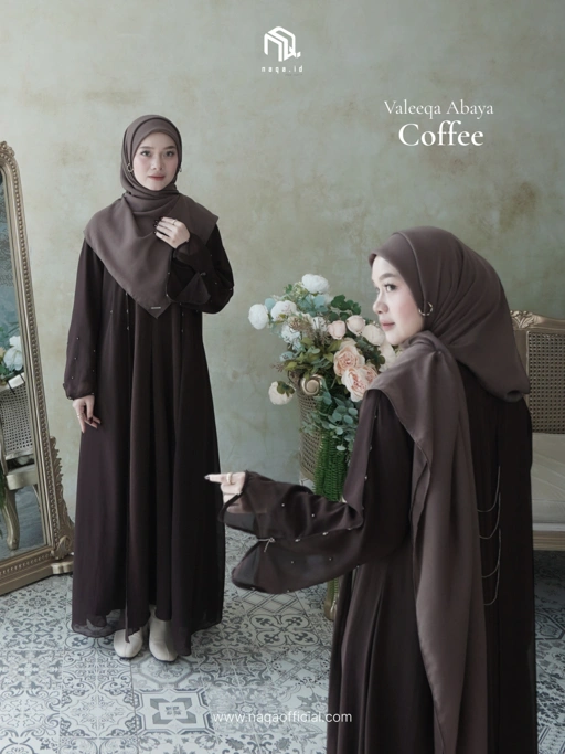 [PRE ORDER] VALEEQA ABAYA - COFFEE by naqa.id