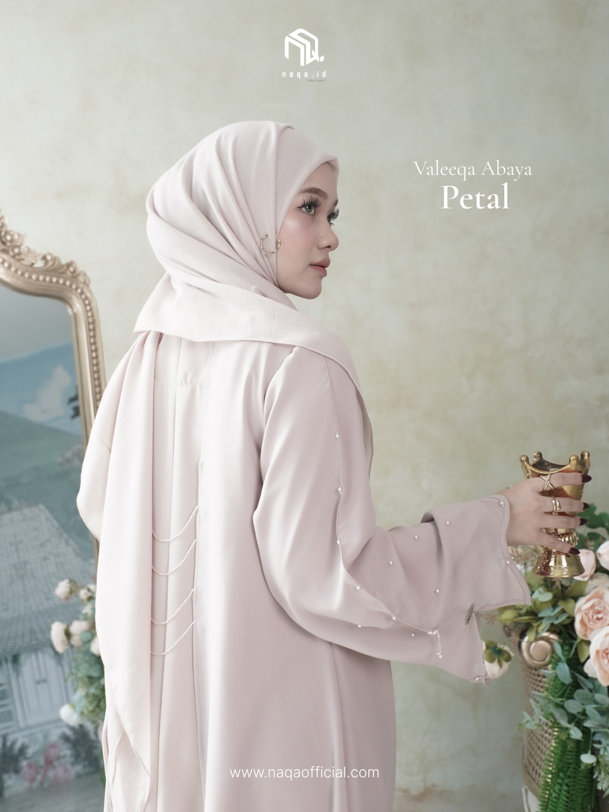 [READY STOCK] VALEEQA ABAYA - PETAL by naqa.id