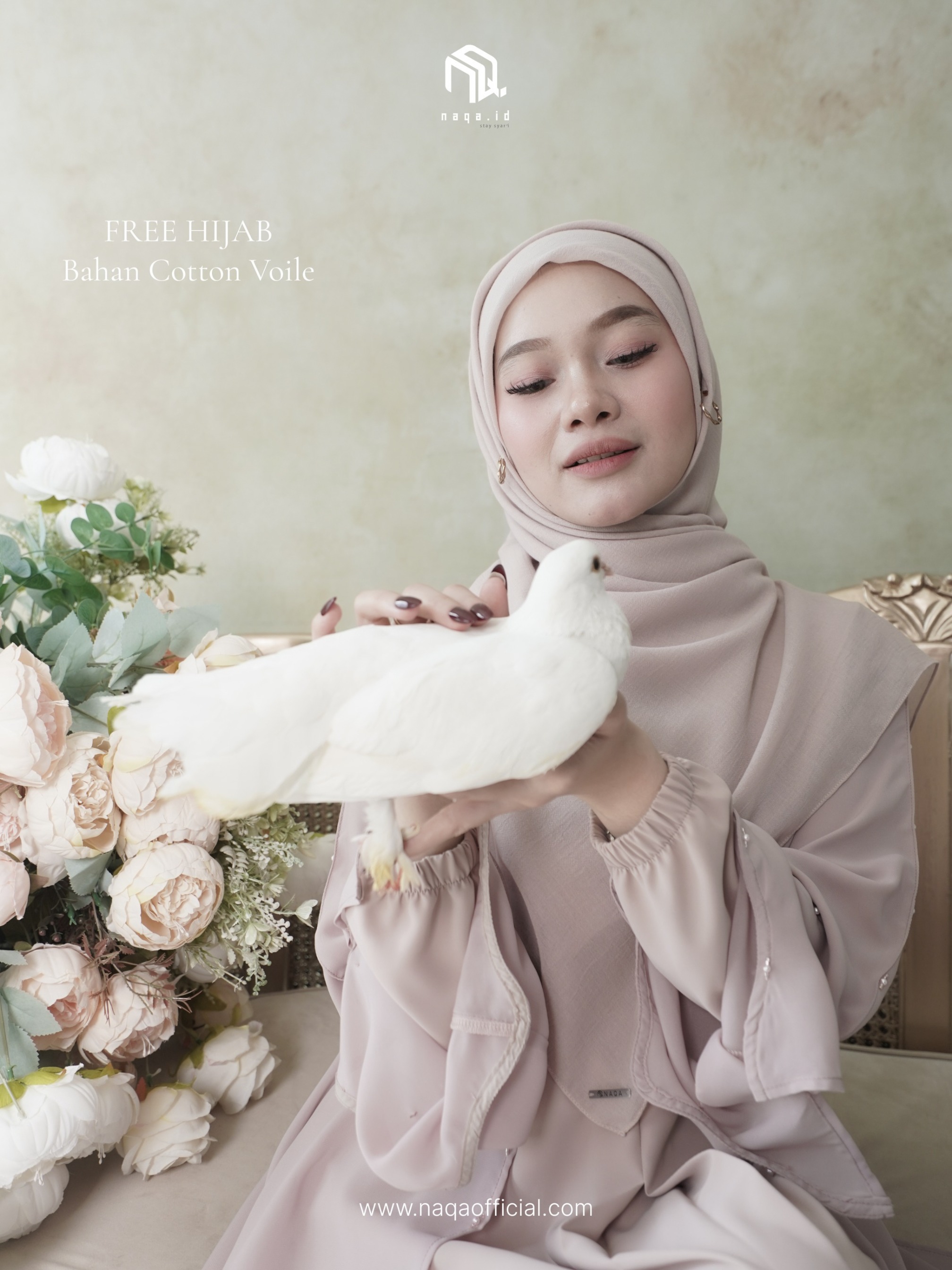 [READY STOCK] VALEEQA ABAYA - PETAL by naqa.id