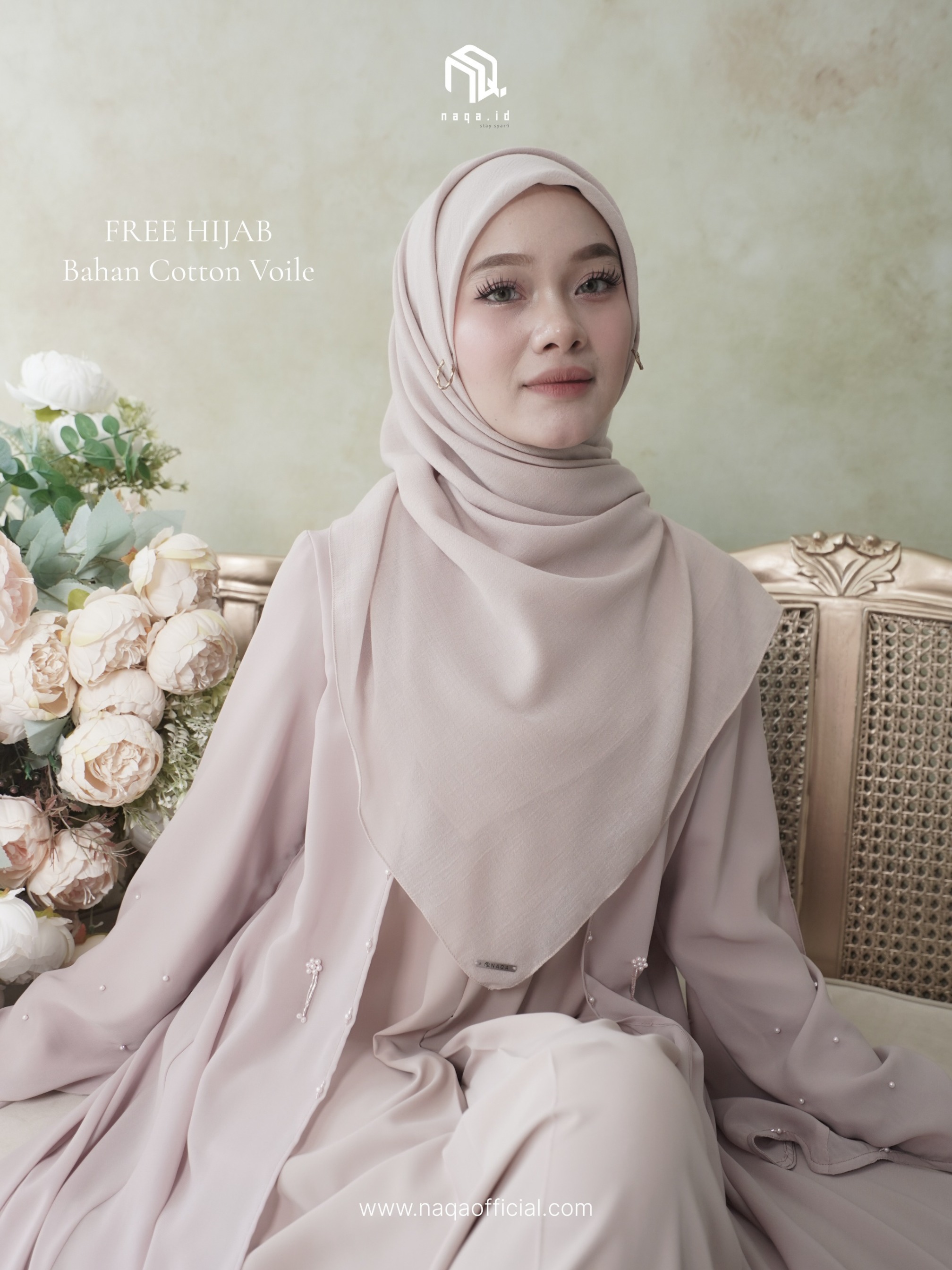 [READY STOCK] VALEEQA ABAYA - PETAL by naqa.id