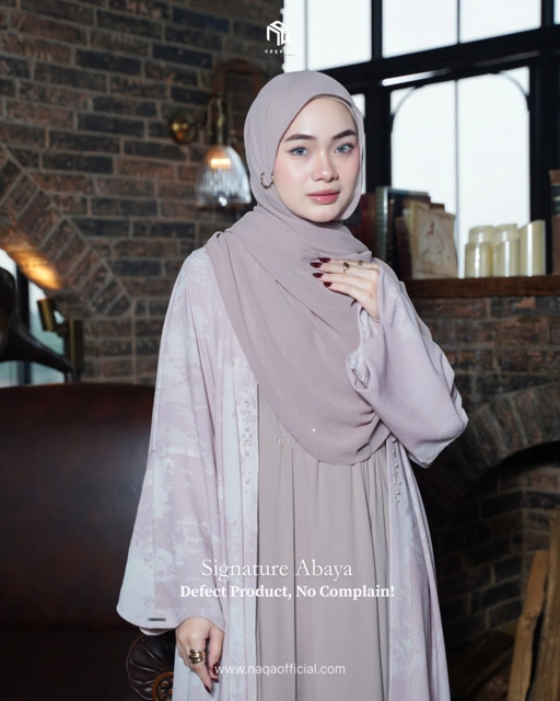Image of [ARCHIVE SALE] NAQA SIGNATURE ABAYA by naqa.id
