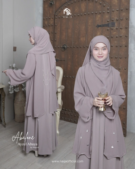 Image of [PRE ORDER] AYZEL ABAYA - ABALONE by naqa.id