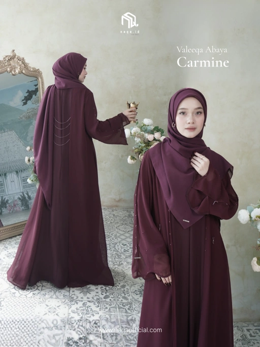 [PRE ORDER] VALEEQA ABAYA - CARMINE by naqa.id