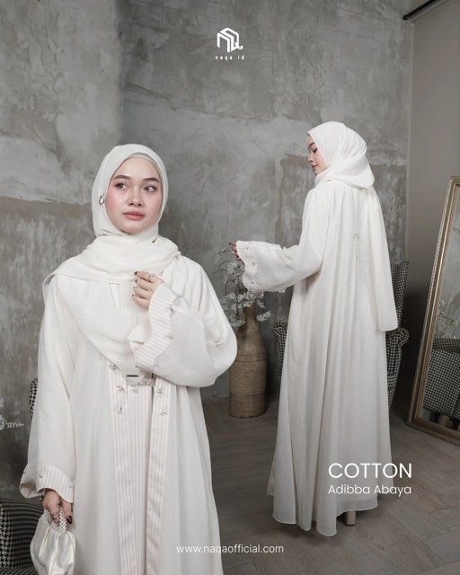 [PRE ORDER] ADIBBA ABAYA - COTTON by naqa.id
