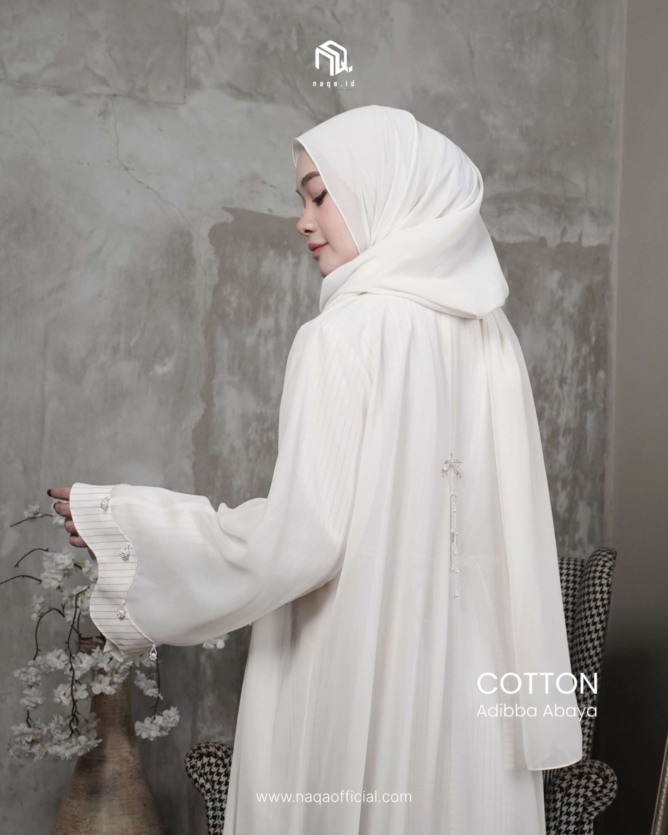 [READY STOCK] ADIBBA ABAYA - COTTON by naqa.id